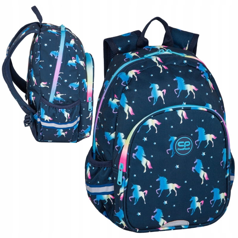 CoolPack Toby Detský Batoh s Motívom Modrého Jednorožca - Ideálny do Školy a na Výlety